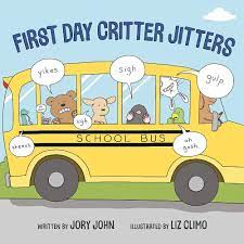 cover of book titled first day critter jitters
